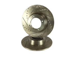 Brake Rotor Set Drilled and Slotted MGA