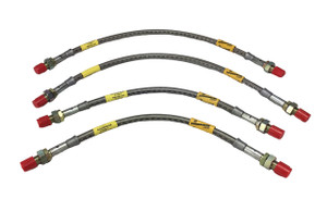 Brake Hose Set HD Braided Stainless Spitfire 73 to 80 by Goodridge