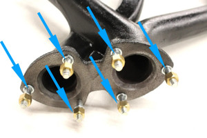 Exhaust Manifold to Pipe Stud Kit MGB 63 to 74