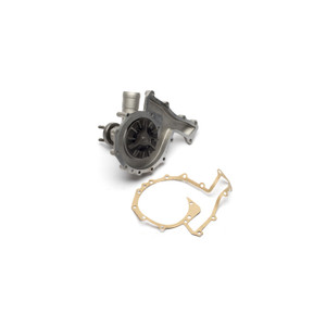 STC481 V8 petrol engine models suffix C,D,E and 8.25:1 CR, Water pump assembly viscous fan type.