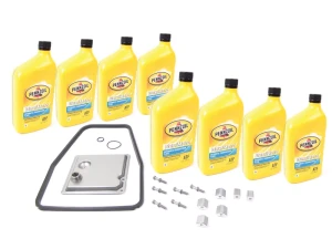 Transmission Service Kit, Includes Filter With Gaskets, Pan Bolts And Clamps And 8 Quarts Pennzoil Dexron III Fluid, For Land Rover Discovery I, Defender 90, Range Rover P38 And Range Rover Classic
