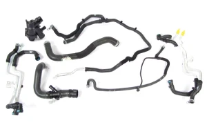 Engine Coolant Hose And Thermostat Replacement Kit For Land Rover LR4, V8 5.0 Liter, 2010 - 2013