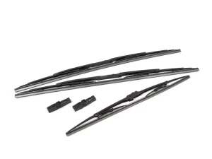 Wiper Blade Kit, Front And Rear 3-Piece Set With Retainers For Range Rover Full Size L322, 2003 - 2012
