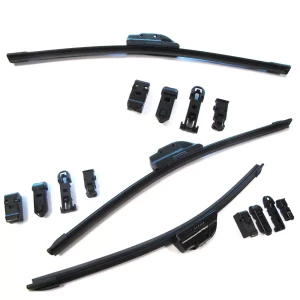 Front And Rear Winter Flexblade Wiper Blade Kit, Set Of 3 Blades PRC9841, 18-Inch Snow Driver By BOSCH, For Range Rover Classic, 1990 - 1995