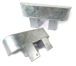 Bumper Over Rider Kit, Pair, For Land Rover Series 2, 2A, And 3, 1958 - 1974