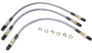 Performance Stainless Steel Brake Hose Kit For Land Rover Series II And IIA