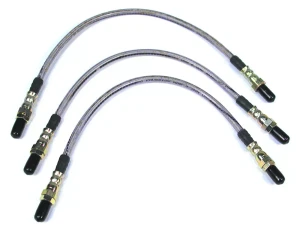 Performance Stainless Steel Brake Hose Kit With Teflon Liners For Land Rover Series 3