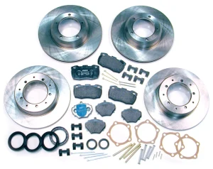 Brake Rebuilding Kit - Front & Rear - Standard Rotors & Ferodo Pads