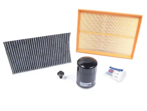 Filter Kit, Includes Oil, Air, And Cabin Filters And Oil Pan Drain Plug With Washer, Plus Reminder Sticker, For Land Rover LR3 V8-Only, 2005 - 2009