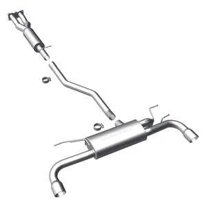 MagnaFlow Performance Stainless Steel Exhaust System, Cat-Back, Dual-Exit / Dual-Tip For Land Rover LR2
