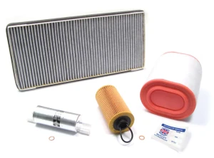Filter Kit, Includes Oil, Air, Fuel And Cabin Filters And Oil Pan Drain Plug Washer, Plus Reminder Sticker, For Range Rover Full Size L322 2003 - 2005