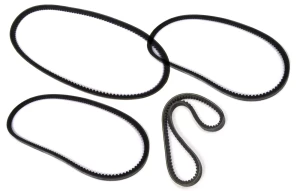 Belt Replacement Kit For Range Rover Classic 1987 - 1992, Includes Alternator Belt, Steering Pump Belt And 2 AC And Water Pump Belts
