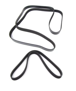 Belt Kit, One Primary Serpentine Drive Belt PQR500320 And One Secondary Drive Belt PQS500241, For Range Rover Full Size L322 Supercharged, 2006 - 2009