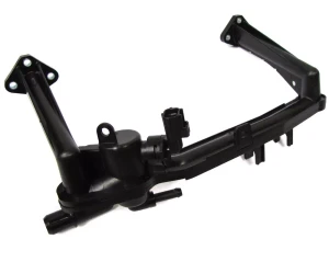 Genuine Water Tube With Sensor LR122710, Engine Coolant Outlet Flange, Heater Manifold To Chassis Crossmember, For Land Rover LR4, Range Rover Sport Supercharged, And Range Rover Full Size L405 (See Fitment Years)
