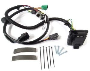 Trailer Wiring Kit For Range Rover Sport 2006 - 2009, YWJ500170, Includes Flat-4 And 7-Way Connectors