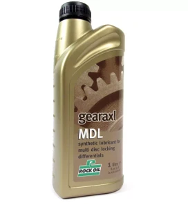 Synthetic Differential Fluid For Rear Electronic Locking Differentials LR019727, Gearaxl MDL By Rock Oil, 1 Quart / Liter, For Land Rover LR3, Discovery 5, Sport, Defender 110 New Gen L663, Range Rover Sport, Full Size, And Evoque (See Fitment Years)