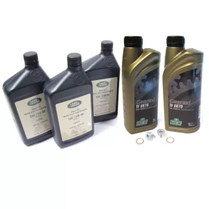Differential And Transfer Case Fluid Service Kit, Replacement Fluid For Land Rover LR3 And LR4 (Without Rear Electronic Differentials)