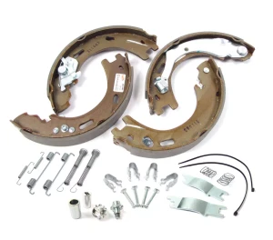 Parking Brake Shoe Kit, LR031947 With Springs And Pins, For Land Rover LR3, LR4, And Range Rover Sport (See Fitment Years)