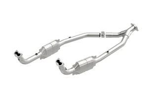 Catalytic Converter Y-Pipe WCD105870, Standard Steel HM Grade By MagnaFlow, For Land Rover Discovery Series II, 1999 - 2004
