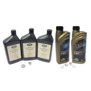 Differential And Transfer Case Service Kit, Includes Replacement Fluid And Fill And Drain Plugs, For Range Rover Full Size L322, 2006-Only
