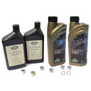 Differential And Transfer Case Service Kit For, Includes Genuine And Rock Oil Fluid Plus Replacement Plugs, For Range Rover Full Size L322 2007 - 2009, For Non-Electronic Differential Vehicles