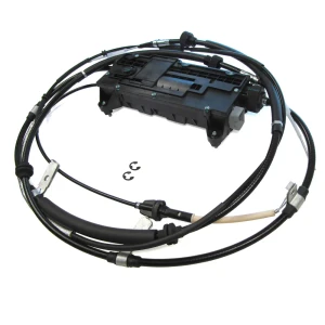 Parking Brake Actuator With Cables And E-Clips, LR019223, Includes ECU, For Land Rover LR3 And Range Rover Sport, 2005 - 2009