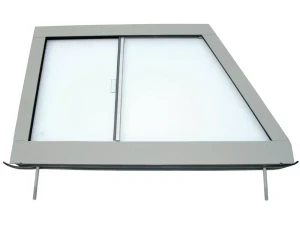 Door Top Assembly MTC5382G, Right Hand, Glazed With Glass, For Land Rover Series 2, 2A And 3