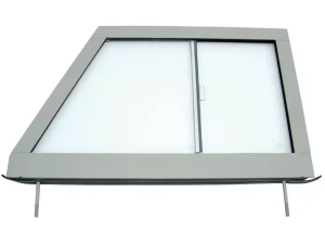 Door Top Assembly MTC5383G, Left Hand, Glazed With Glass, For Land Rover Series 2, 2A And 3