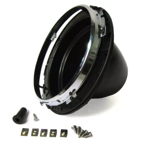Headlight Replacement Bowl And Mounting Kit, Plastic, For land Rover Series 2, 2A, And 3