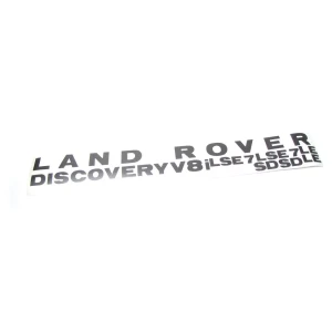 Light Charcoal Decal Package For Discovery I 1994 - 1999