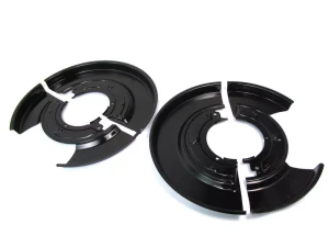 Rear Brake Backing Plate Kit, Left And Right Pair, For Range Rover Full Size L322 2003 - 2009, Includes Easier Install Two-Piece Backing Plates