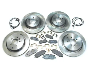 Brake Rebuilding Kit, Front And Rear, Standard Rotors And Textar Pads, For Range Rover Sport 2006 - 2009, Non-Supercharged
