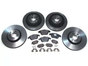 Genuine Brake Rebuild Kit, Front And Rear, Includes Genuine Pads And Rotors, For Land Rover LR2