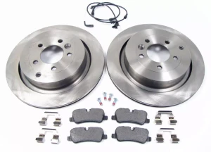 Rear Brake Rebuilding Kit Rear For Range Rover Sport 2006 - 2009, Includes Standard Rotors, Textar Brake Pads And Brake Wear Sensor