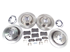 Brake Rebuild Kit, Front And Rear, For Range Rover Sport Supercharged 2006-Only, Includes Genuine Pads, Standard Rotors And Wear Sensors