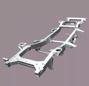 Complete Galvanized Chassis KVD000960 By Richards For Land Rover Discovery Series II, 2003 - 2005