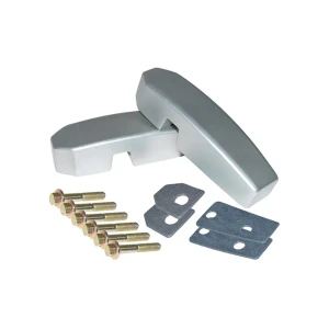 Aluminum Windshield Hinge Kit, Silver, GA1142, For Land Rover Defender 90,110,130 (See Fitment Years)