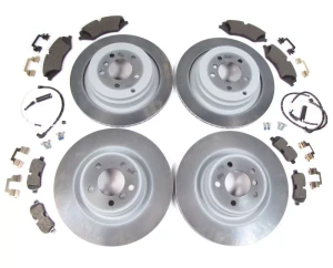 Brake Rebuild Kit, Front And Rear With Genuine Rotors And Pads For Range Rover Full Size L322, 2010 - 2012