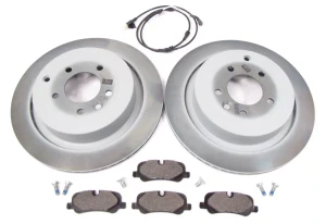 Rear Brake Rebuilding Kit With Genuine Rotors, Genuine Brake Pads, Brake Wear Sensors And Hardware For Land Rover LR3 V8