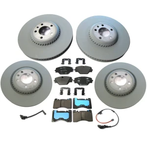 Brake Rebuild Kit, Front And Rear, Includes Brembo Rotors, Genuine Brake Pads, And Brake Wear Sensors, For Range Rover Sport And Range Rover Full Size With 19-Inch Wheels (See Fitment Years)