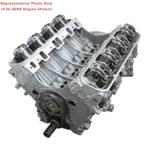 Land Rover 3.9L Engine, Remanufactured Long Block, Includes Cylinder Heads And Rockershaft, For Land Rover Discovery I And Range Rover Classic, Core Charge Additional (See Fitment Years And Notes)