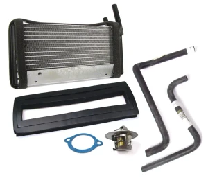 Heater Core Kit STC250 With Thermostats, Hoses, And Seal Gasket, For Range Rover Classic, 1988 - 1994