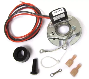 Pertronix Electronic Ignition Retrofit For Stock Flat Cap Red Point Distributors On Land Rover Series 2, 2A, And 3
