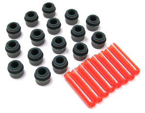 Valve Stem Seal, Set Of 16, For Range Rover Full Size 4.4 (BMW Engine) 2003 - 2005, 2 sets required per engine