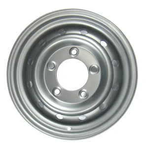 NATO Steel Wheel ANR4583, 16 X 6.5-Inch, Silver, Tubeless, For Land Rover Discovery I, Defender 90 And 110, And Range Rover Classic (See Fitment Years)