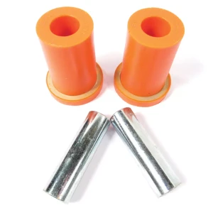 Polyurethane Bushing By Polybush LR054831, Rear Lower Suspension Control Arm, Pair (Orange / Standard Firmness), For Land Rover LR3, LR4 And Range Rover Sport