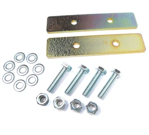 Terrafirma Coil Spring Retention Plates TF507, Rear Pair, For Land Rover Defender 110, 1993 NAS Model Only