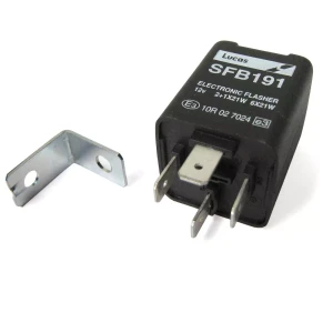 Flasher Unit Relay YWT10002L Or PRC8876 By Lucas, 12-Volt 4-Pin, For Land Rover Defender 90 And Range Rover Classic (See Fitment Years)