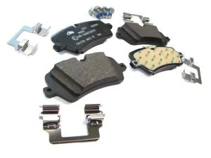 Rear Brake Pads LR162047, Original Equipment By ATE, For Land Rover Discovery 5, Defender 90 And 110 New Generation L663, Range Rover Full Size, Range Rover Sport, Includes Clips And Locator Screws (See Fitment Years)
