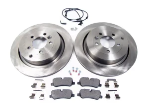 Standard Rear Brake Rebuilding Kit, Includes Textar Pads And Standard Rotors, For Land Rover LR3 V8, 2005 - 2009